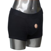 Packer Gear Boxer Harness Black Xtra Small to Small Bodyforms